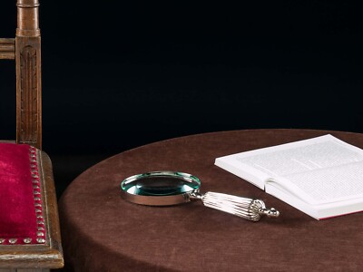 Loupe de poche 6X 90Mm Loupe Loupe Aide à la lecture de bijoux Grand Grand c4325 - Achat / Vente