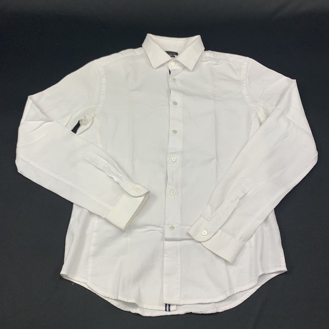 Black Tag By Zara Man Shirt Super Slim Fit Button Down Long Sleeve White Size L | eBay