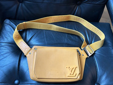 LOUIS VUITTON takeoff sling Aerogram Leather Saffron Yellow M21419 Bum Bag