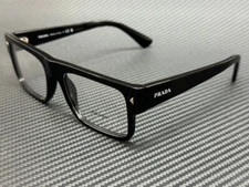 PRADA PR A01V 16K1O1 Black Men's 57 mm Eyeglasses