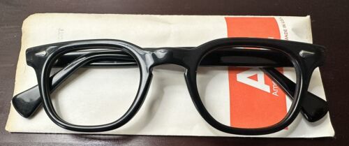 Hybrid AMERICAN OPTICAL  Stadium Johnny Depp Style Black Deadstock  46-24 - Picture 1 of 10