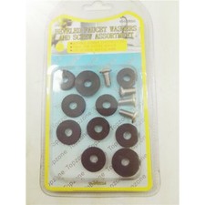 14/PK beveled faucet washers and screw assortment kit