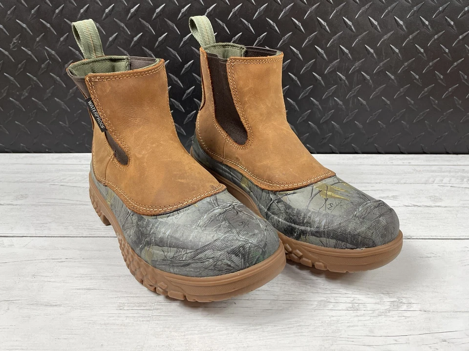 WOLVERINE MEN'S YAK CHELSEA CAMO MEN'S  HUNTING/WORK 6" SZ 8EW W190022 - Image 3 of 4