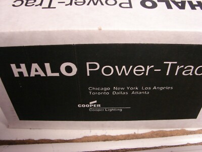 Halo Power-Trac L725-PX Track Light Fixture Fitting 25W Max R14 Type Lamp, White