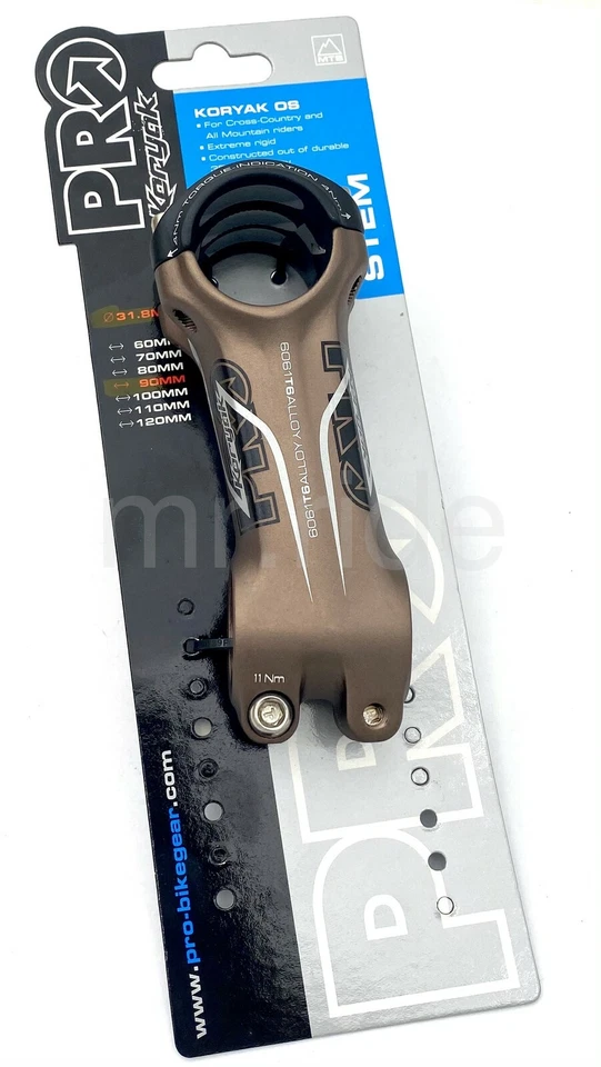 Shimano PRO KORYAK Bike Stem,±10 Degree,31.8 x 60/70/80/90/100/110/120,Brown - Image 3 of 4