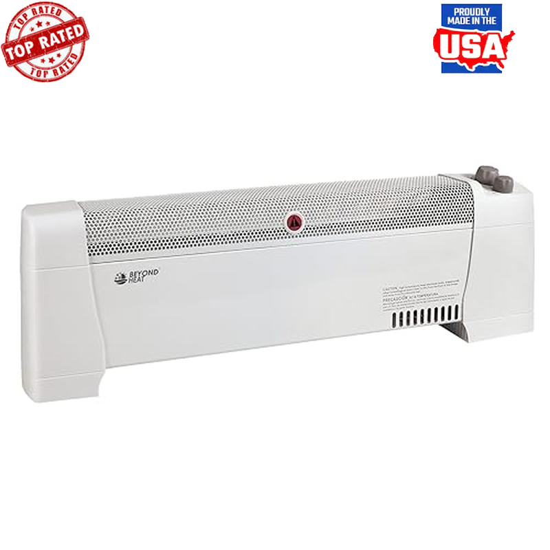 1500W Electric Baseboard Heater Convection Portable Safe Overheat Protection New