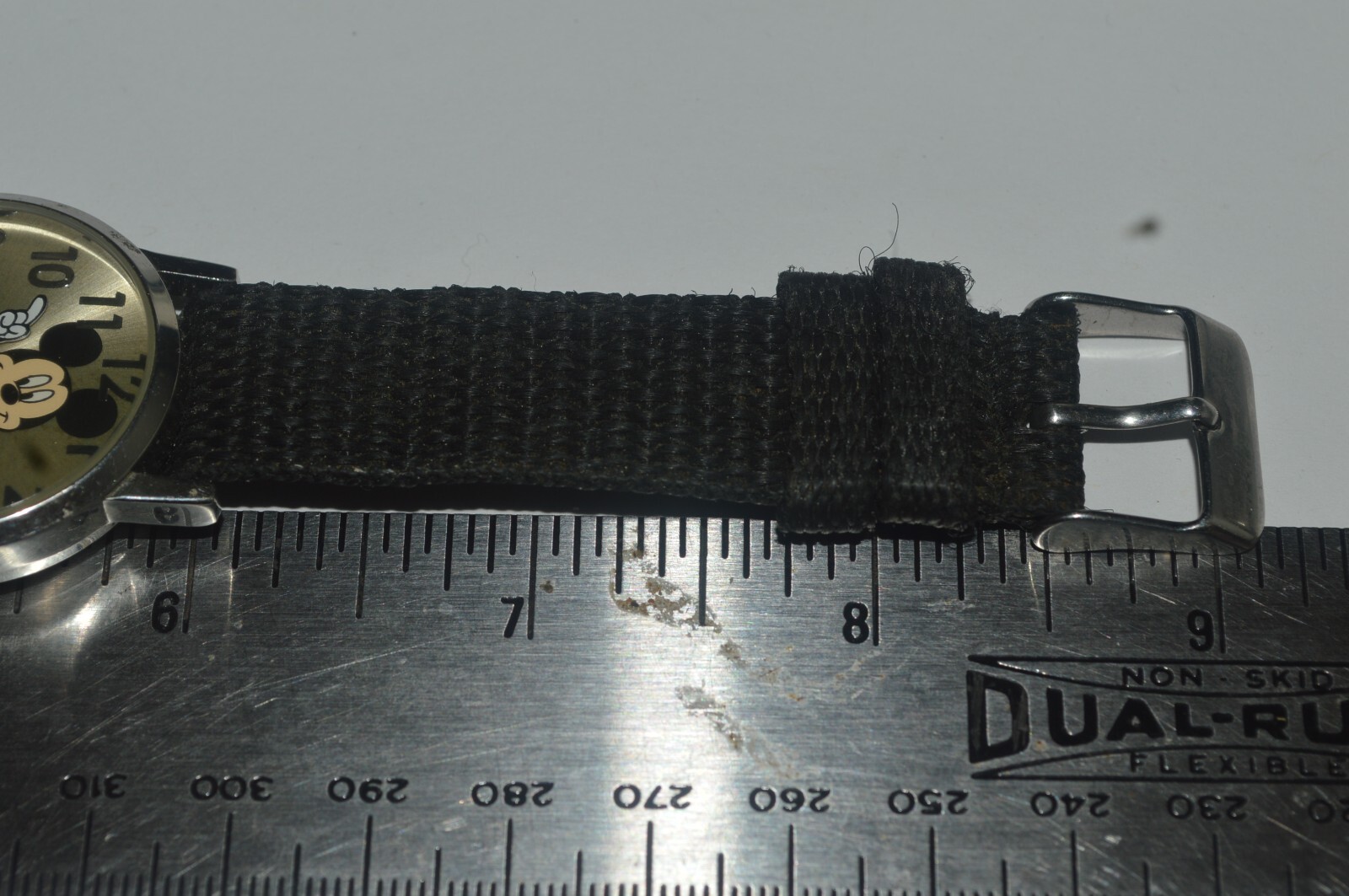 Mickey Mouse Watch By MZB 33mm Unisex Quartz 9 In Strap Rotating Arms Tested Wor