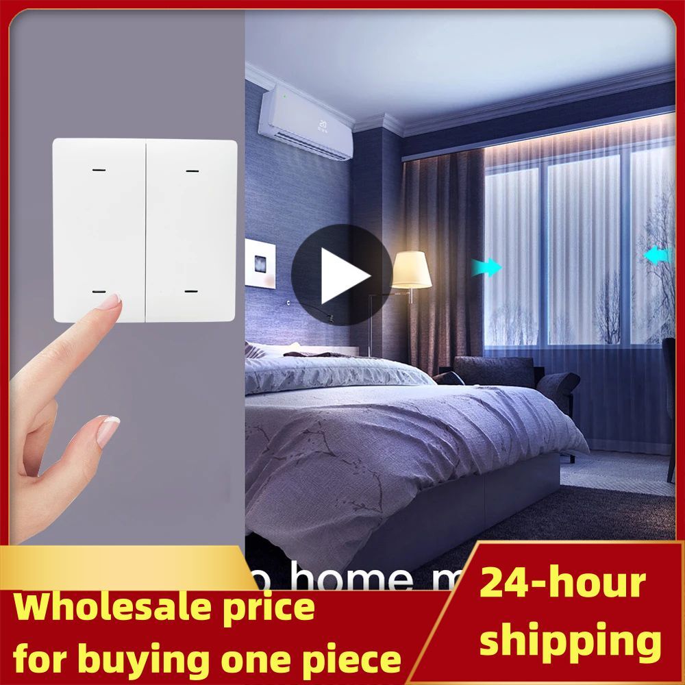 Sleek Design Tuya Effortlessly Automate Your Home Wireless Switch Smart Home Aut