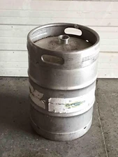 Half Barrel 15.5 Gallon Beer Keg can stainless steel empty rock bottom corny