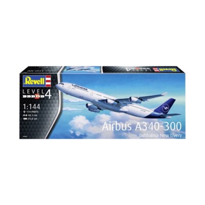 Revell #3803 1/144 Airbus A340-300 Lufthansa New Livery | eBay