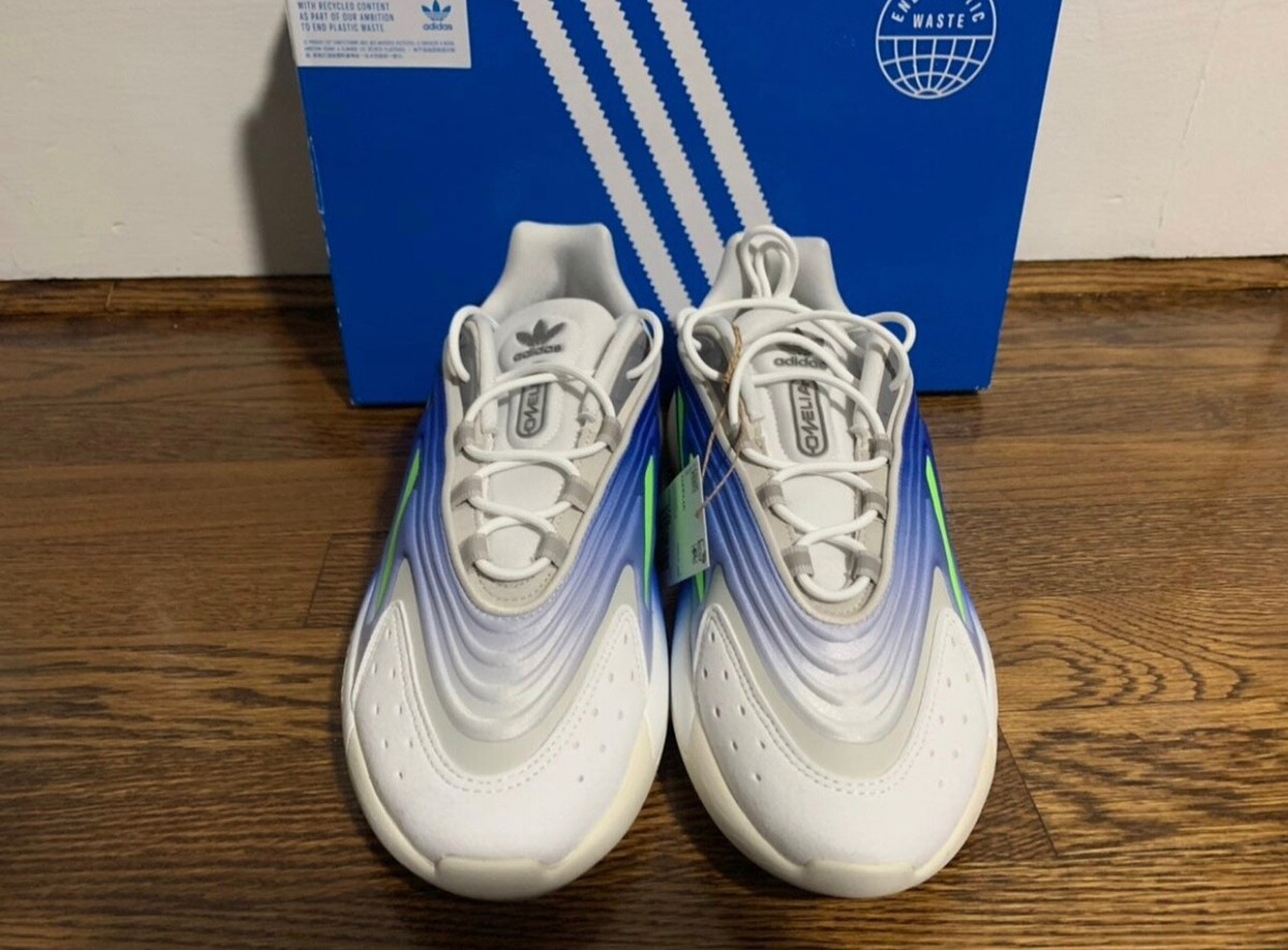 MEN\'S Adidas Originals Ozelia Blue Signal Green RUNNING SHOES H04248 MEN main image 3
