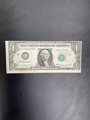 1977 $1 Dollar Bill Off Center Cut/ Misaligned | eBay
