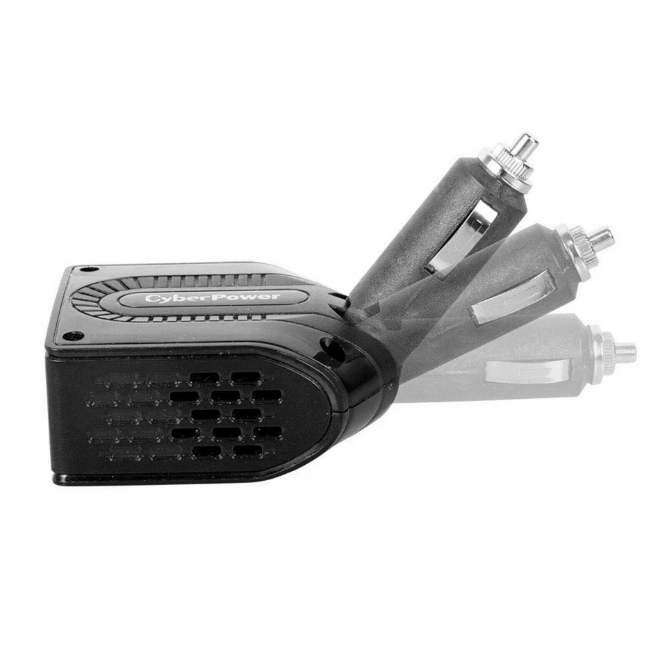 NEW CyberPower 160-Watt Peak Car Power Inverter with USB AC Outlet 5v 2.1a 10w - Image 3 of 4