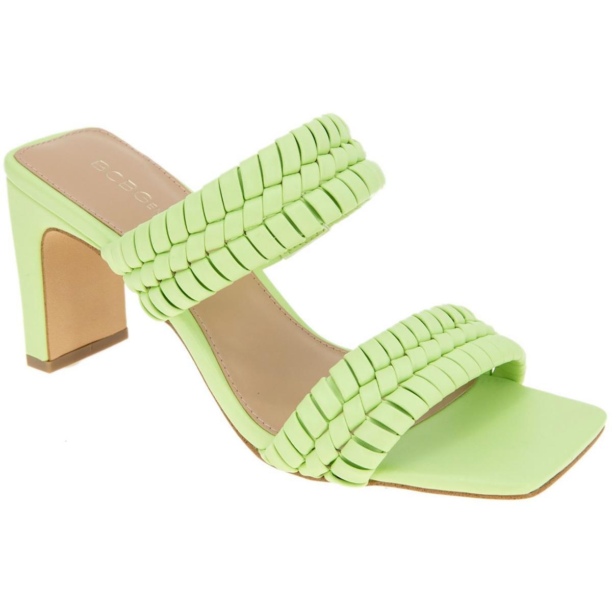 Женские туфли BCBGeneration Fenda Green на блочном каблуке 7,5 среднего размера (B,M) BHFO 3316