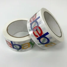2 Rolls 2" x 75 yards Classic Official eBay Branded Packaging Tape