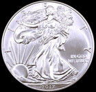 2017 American Silver Eagle 1 Oz. Pure Fine Silver 999 Bullion Coin / Bu-Unc