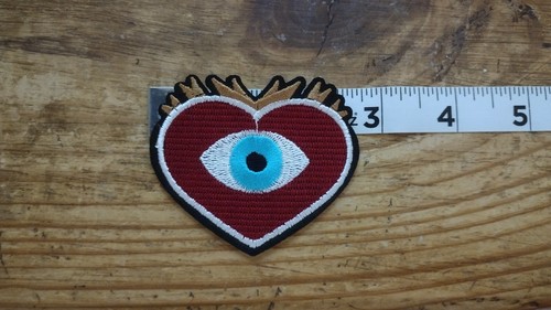 Iron on or Sew On Patches Cats, Goose, Barbie, Fire I'm Fine, Evil Eye - Picture 17 of 69