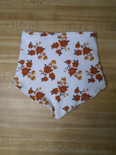 Chick Pea Baby Girl Cotton Blend Adjustable Neckband Fall Flowers Bib