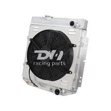 3 Rows Radiator+Shroud+Fan For 1963-1966 Ford Mustang/60-65 Falcon/Mercury Comet