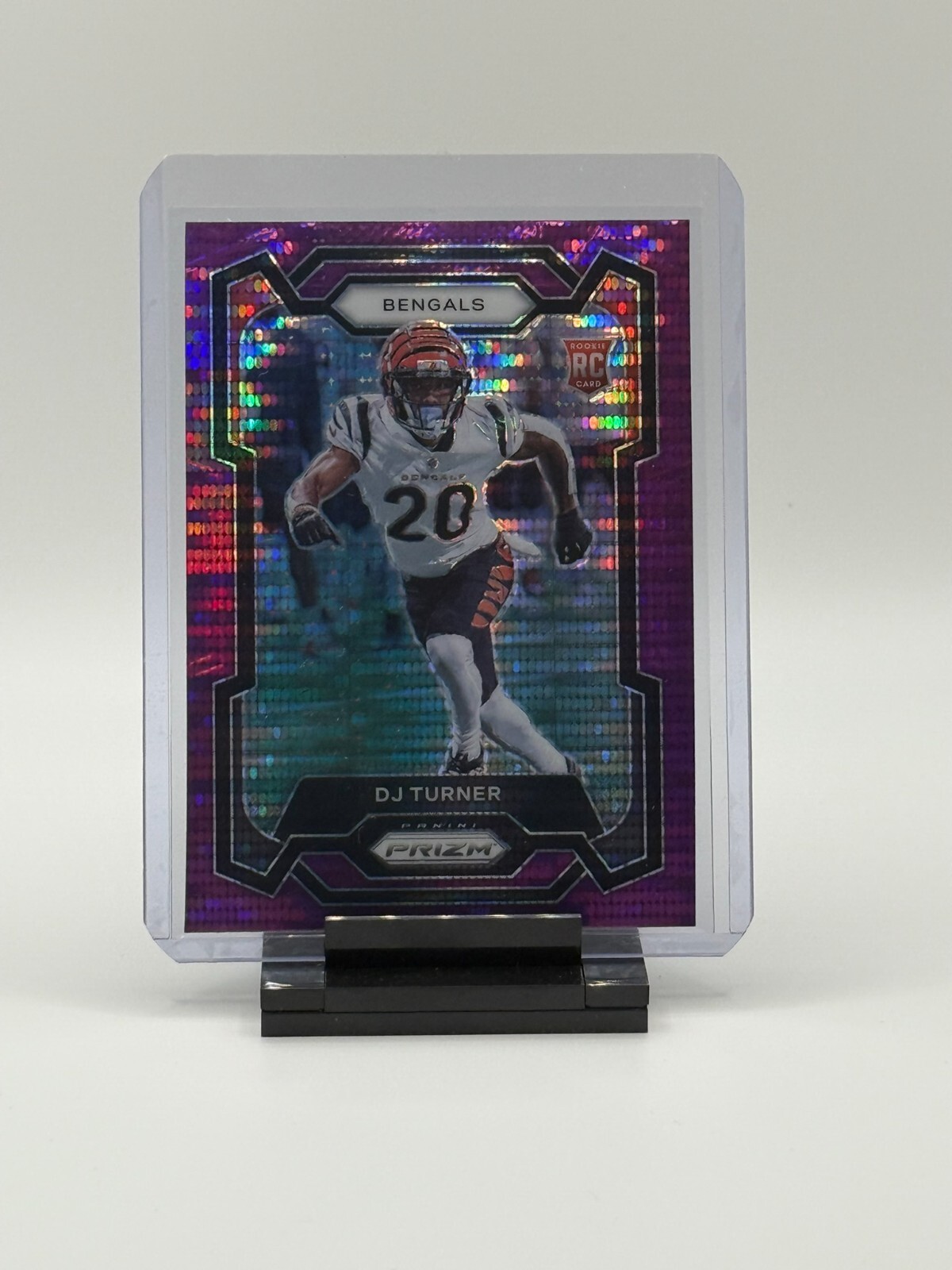 DJ Turner Panini Prizm #319 Purple Pulsar