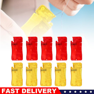 10Auto Needle Threader DIY Tool Home Hand Machine Sewing Automatic Thread Device