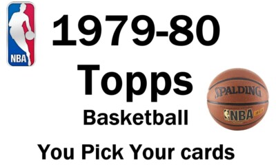 You Pick Your Cards 1979-80 Topps (2-132) Basketball Set Builder Card Selection