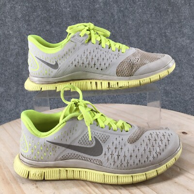 Nike Shoes Womens Free V2 Running Sneakers Neon Green Logo 511527 055 