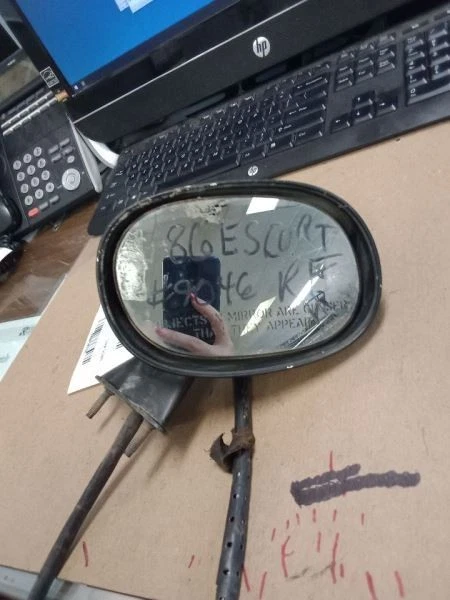 Passenger Side View Mirror Cable Chrome Knob Fits 84-90 ESCORT 30794 - Image 2 of 3