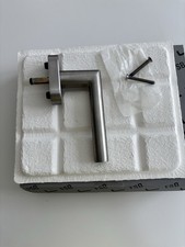 Maniglia per finestra FSB 34(10)76 acciaio inox opaco con griglia 