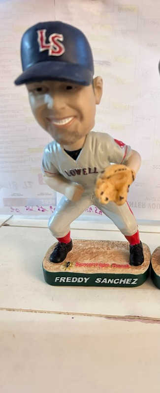 Freddy Sanchez Bobblehead 7 inches Lowell Spinners no box