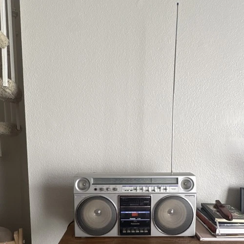 Panasonic RX-5085 Boombox Cassette Dolby System AM/FM Radio Silver