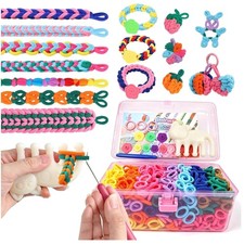 DIY Bracelet Making Kit for Girls 6-12 - 1000 Elastic Bands
