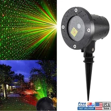 Christmas LED Laser Projector Star Moving Light In/Outdoor Landscape Stage Lamp