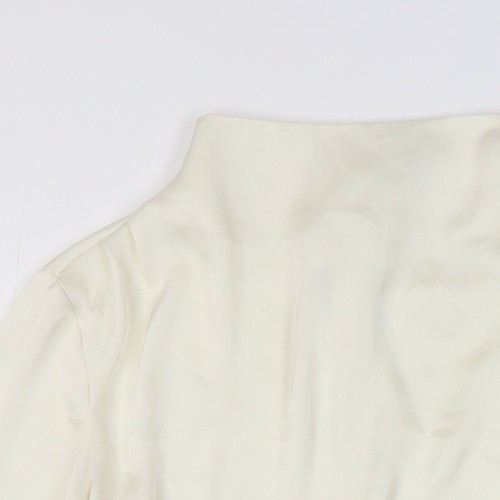 Top donna H&M avorio manica lunga collo alto XS - Foto 12 di 12