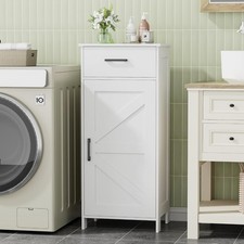 Bathroom Storage Cabinet with Drawer Adjustable Shelf