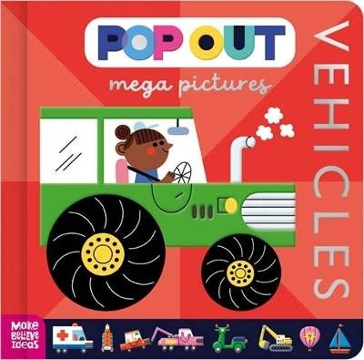 Pop Out Mega Pictures Vehicles, Make Believe Ideas