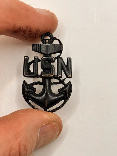 Vintage USN United States Navy Sterling Silver Pin