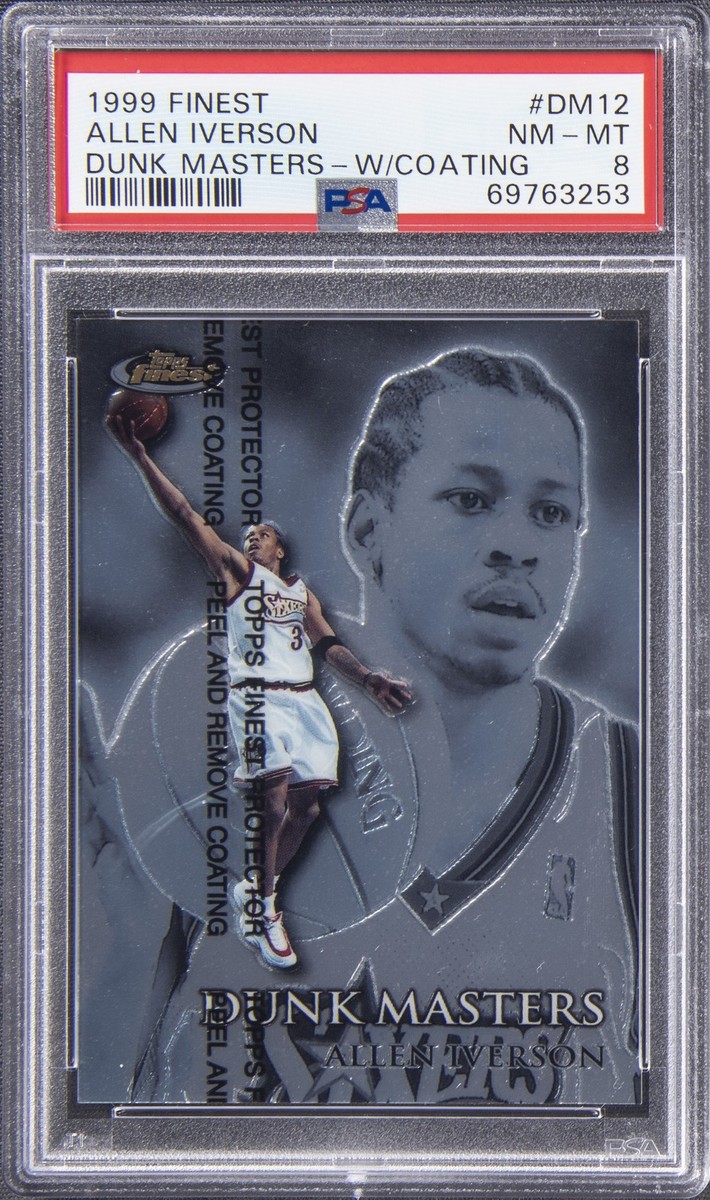 1999-00 Topps Finest - Dunk Masters Allen Iverson #DM12 /750 for