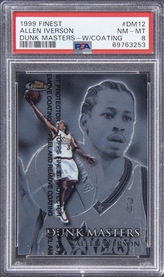 1999-00 Topps Finest - Dunk Masters Allen Iverson #DM12 /750 for