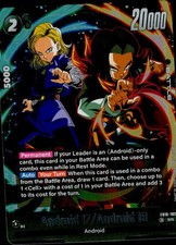 ANDROID 17/ANDROID 18 FB10-102 SR CROSS FORCE DRAGON BALL SUPER HOLO NEAR MINT