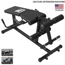Seated Leg Extension and Lying Curl Machine,Adjustable Leg Press Weight Bench