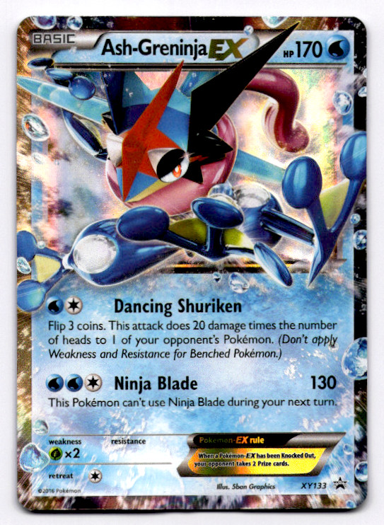 Ash-Greninja EX XY Promos - Pokemon HP XY133