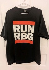 RUN RBG Cotton T Shirt Size Large - Ruth Bader Ginsberg (Bin 19)