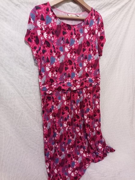 Women Boden Dress Red Viscose 48 / 4XL / 56