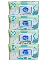 Baby Wipes Hypoallergenic Unscented Gentle Sensitive Skin Wipes 4 Packs of 64