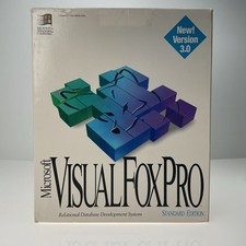 Microsoft Visual Fox Pro Standard Edition Version 3.0 65944 - Open Box