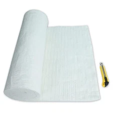 Ceramic Fiber Fireproof Insulation Blanket 1" x 16" x 48" For forging kiln Stove
