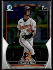 2023 Bowman #BCP-84 Leandro Arias Chrome Prospects Baseball Card 0502G