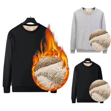 Pull homme chaud et à la mode sweat-shirt doublé de polaire streetwear haut