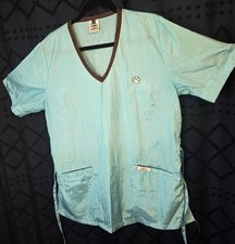 Top Performance Pet Grooming Smock  Pants Set Blue Nylon Size L 0005